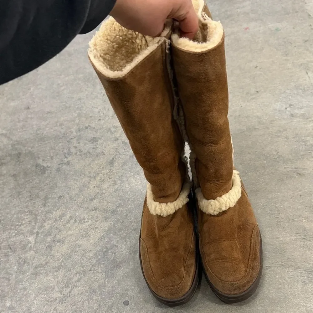 UGG Tan Shearling Winter Boots